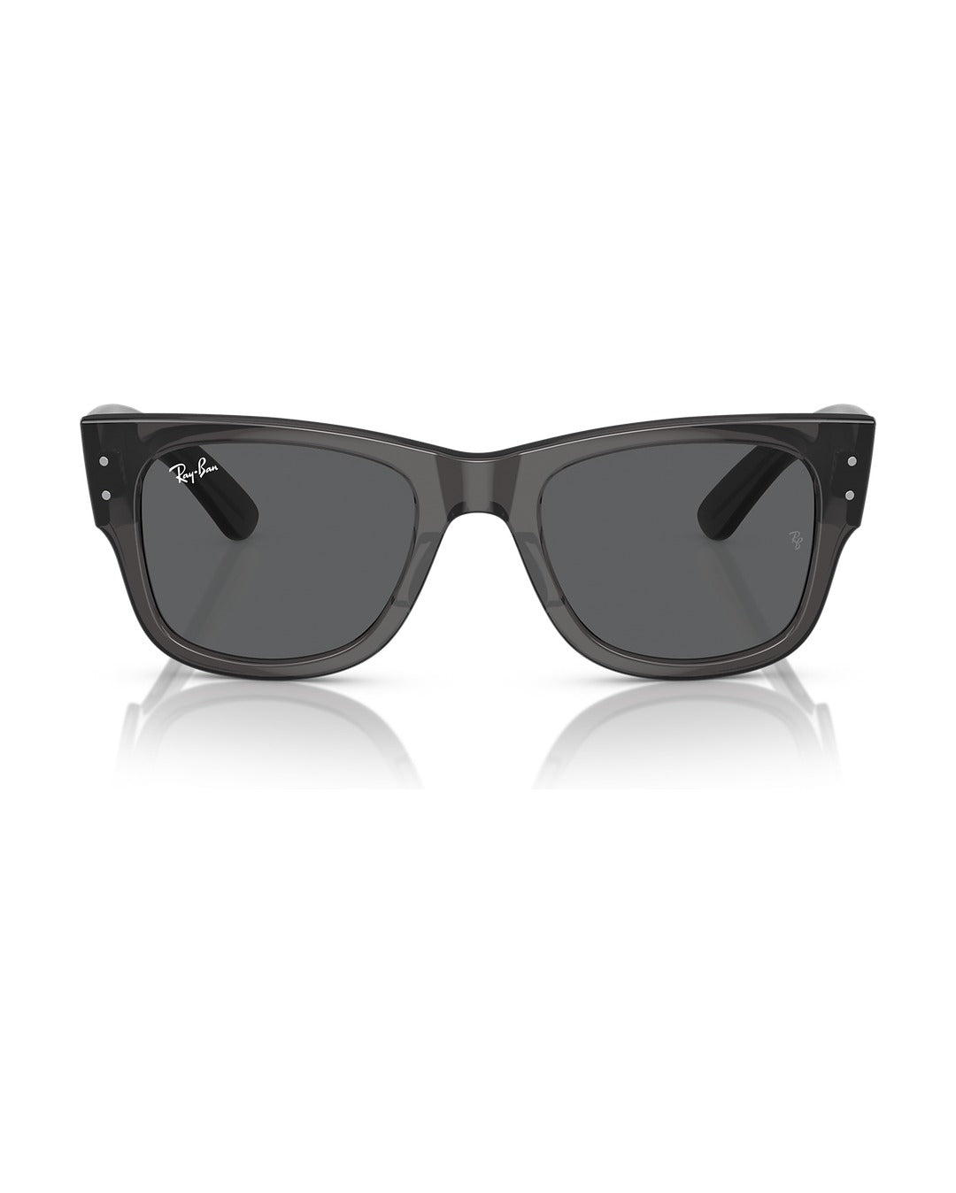 Mega Wayfarer Sunglasses - Transparent Black/Dark Grey - Ray-Ban