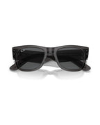 Mega Wayfarer Sunglasses - Transparent Black/Dark Grey - Ray-Ban