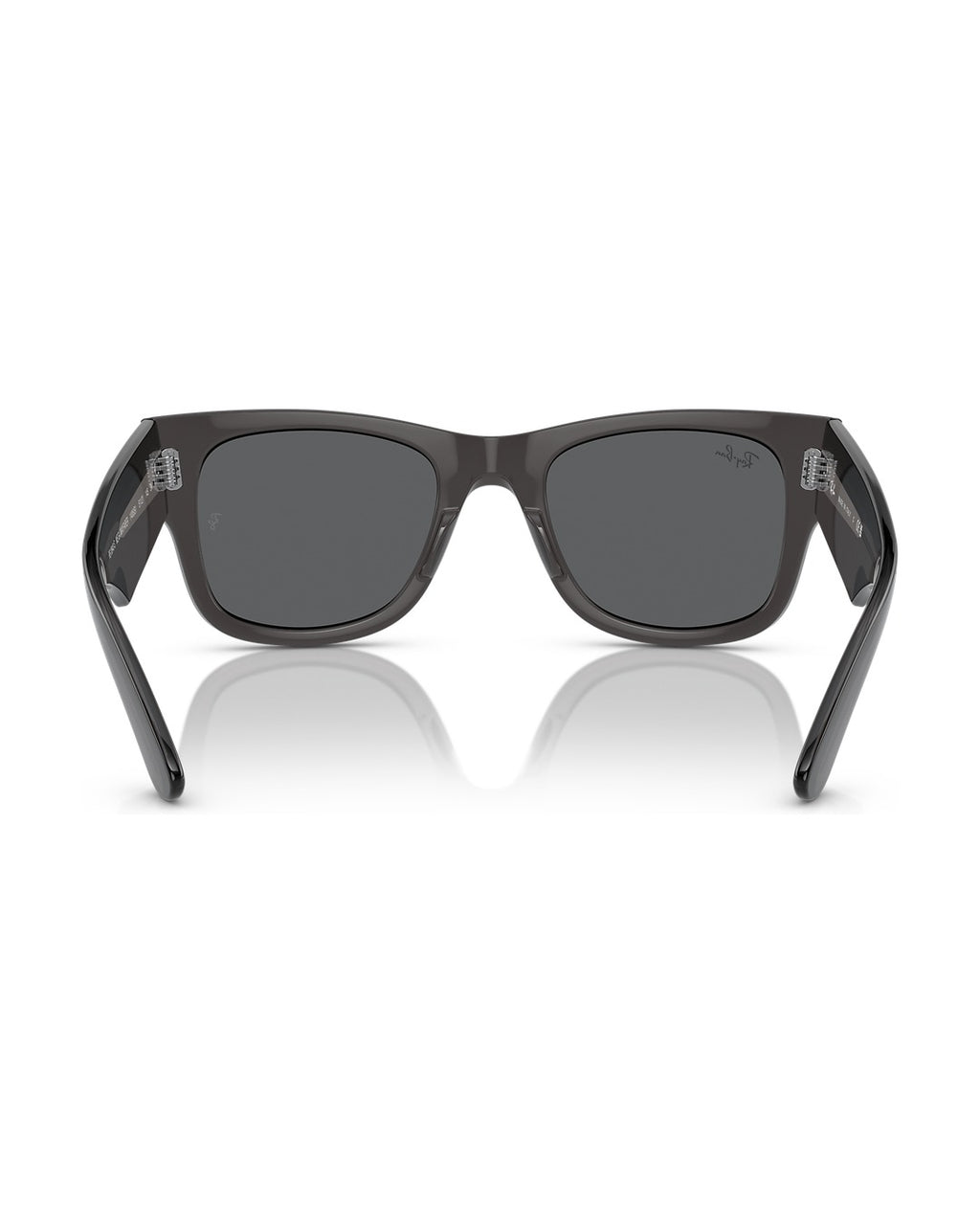 Mega Wayfarer Sunglasses - Transparent Black/Dark Grey - Ray-Ban