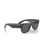 Mega Wayfarer Sunglasses - Transparent Black/Dark Grey - Ray-Ban