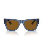 Mega Wayfarer Sunglasses - Transparent Blue/Brown - Ray-Ban