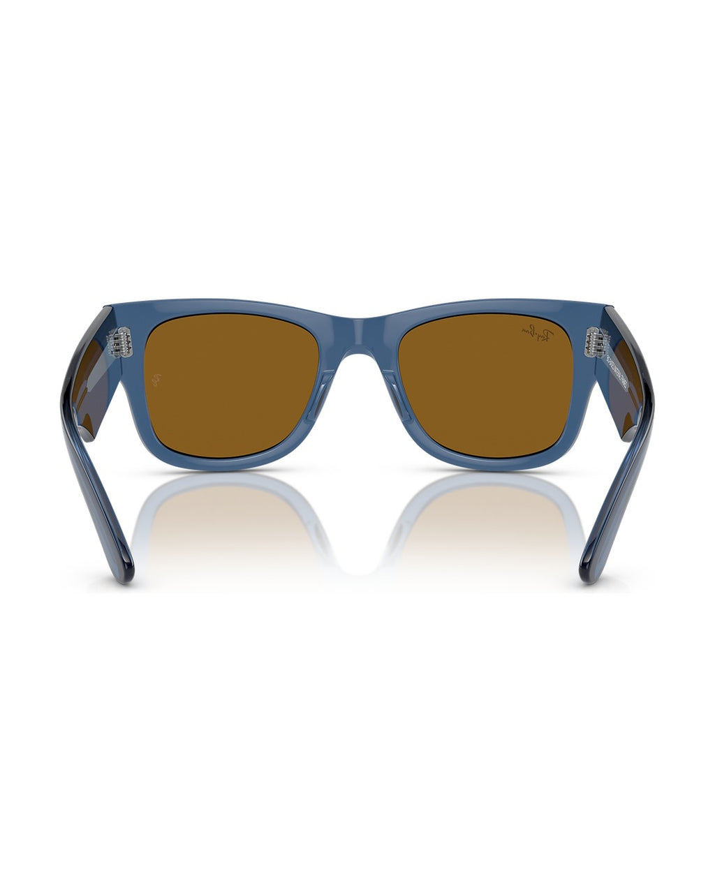Mega Wayfarer Sunglasses - Transparent Blue/Brown - Ray-Ban