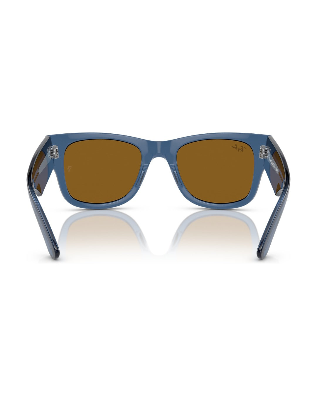 Mega Wayfarer Sunglasses - Transparent Blue/Brown - Ray-Ban