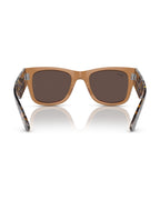 Mega Wayfarer Sunglasses - Transparent Brown/Gold - Ray-Ban
