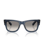 Mega Wayfarer Sunglasses - Transparent Dark Blue/Clear Gradient Grey - Ray-Ban