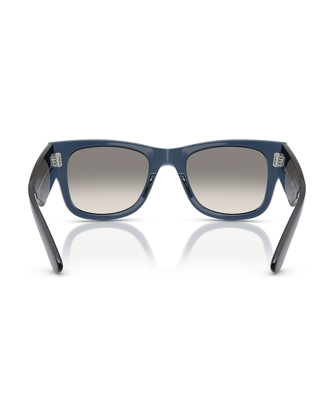 Mega Wayfarer Sunglasses - Transparent Dark Blue/Clear Gradient Grey - Ray-Ban