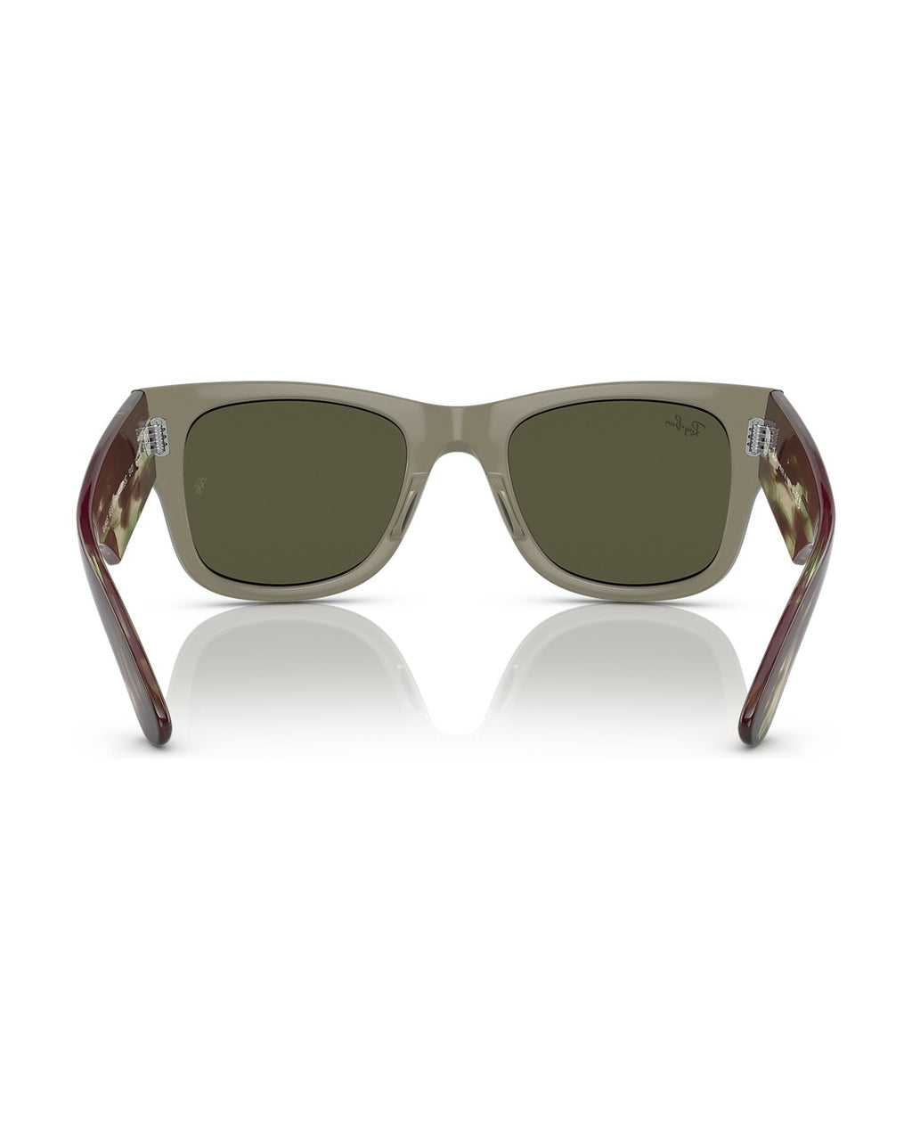 Mega Wayfarer Sunglasses - Transparent Green/Silver - Ray-Ban