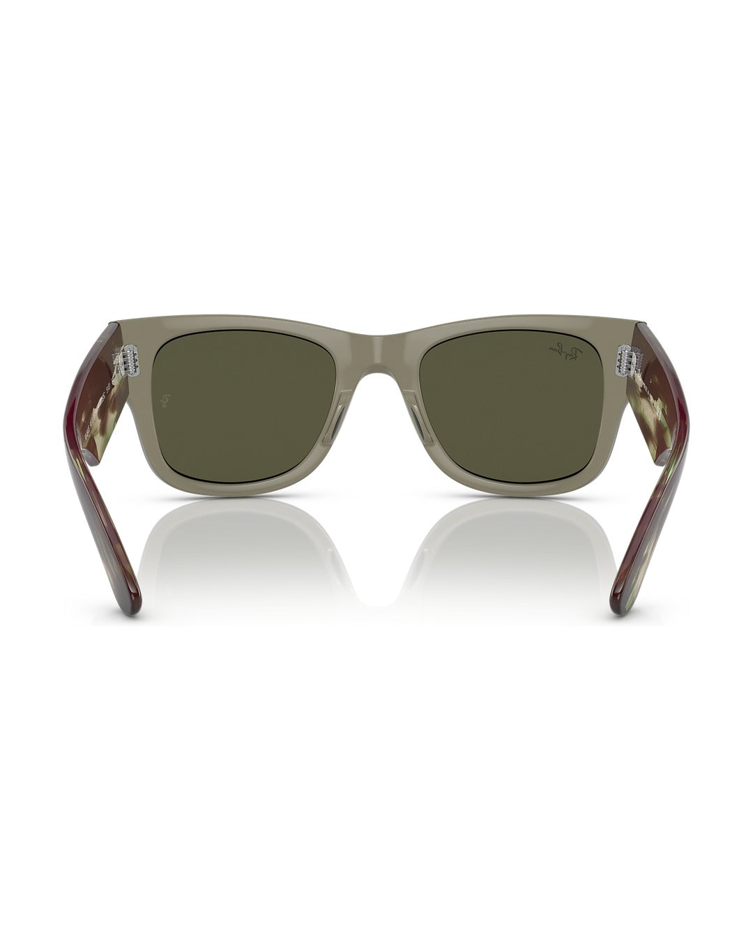 Mega Wayfarer Sunglasses - Transparent Green/Silver - Ray-Ban