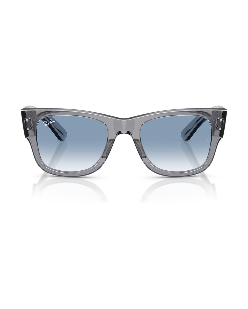 Mega Wayfarer Sunglasses - Transparent Grey/Clear Gradient Blue - Ray-Ban