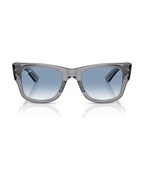 Mega Wayfarer Sunglasses - Transparent Grey/Clear Gradient Blue - Ray-Ban
