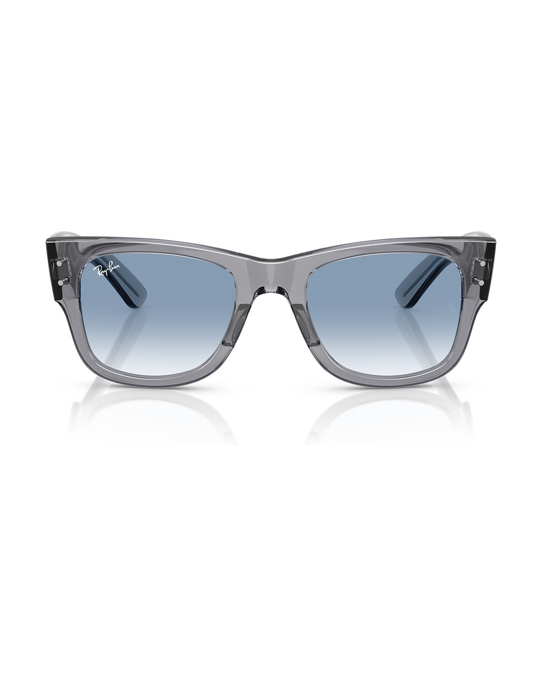 Mega Wayfarer Sunglasses - Transparent Grey/Clear Gradient Blue - Ray-Ban