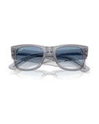 Mega Wayfarer Sunglasses - Transparent Grey/Clear Gradient Blue - Ray-Ban