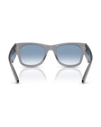 Mega Wayfarer Sunglasses - Transparent Grey/Clear Gradient Blue - Ray-Ban