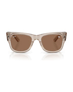 Mega Wayfarer Sunglasses - Transparent Light Brown/Dark Brown - Ray-Ban