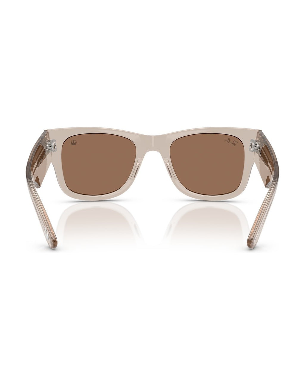 Mega Wayfarer Sunglasses - Transparent Light Brown/Dark Brown - Ray-Ban