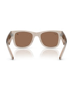 Mega Wayfarer Sunglasses - Transparent Light Brown/Dark Brown - Ray-Ban