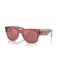 Mega Wayfarer Sunglasses - Transparent Pink/Solid Color - Ray-Ban