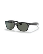 New Wayfarer Sunglasses - Black/G-15 Green - Ray-Ban