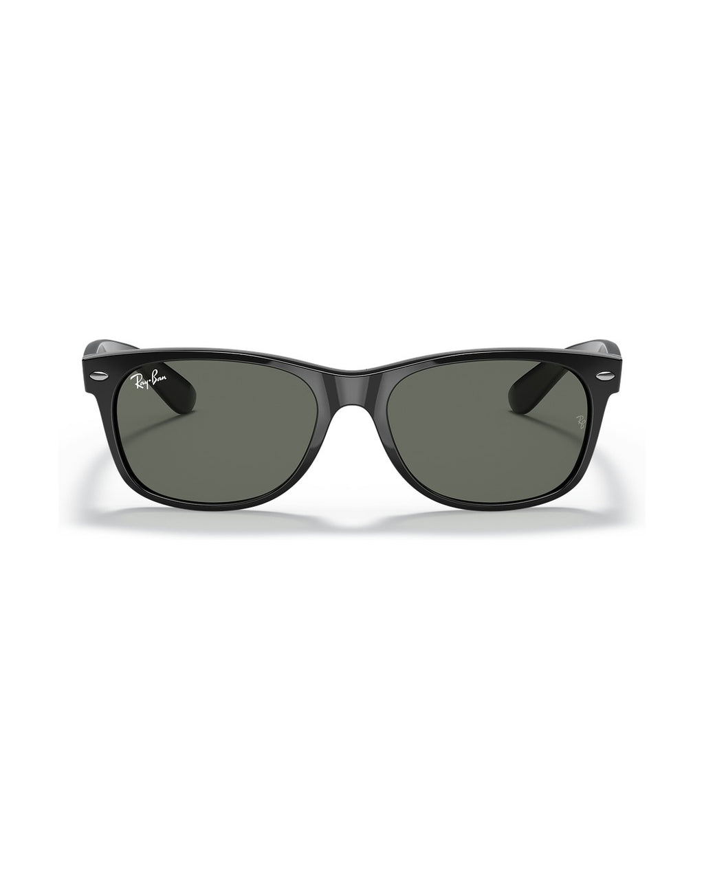 New Wayfarer Sunglasses - Black/G-15 Green - Ray-Ban