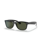 New Wayfarer Sunglasses - Black/G-15 Green - Ray-Ban