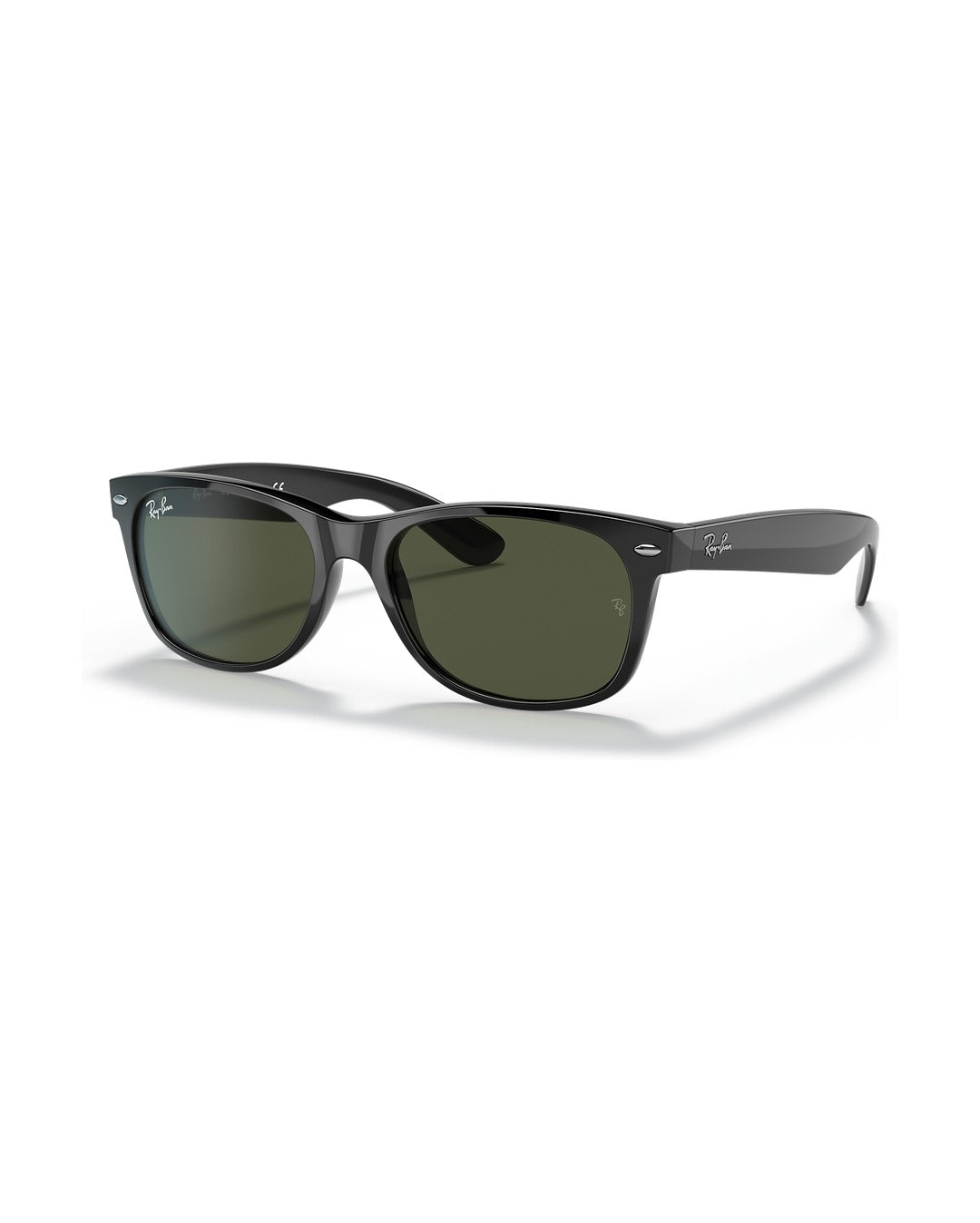 New Wayfarer Sunglasses - Black/G-15 Green - Ray-Ban