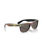 New Wayfarer Sunglasses - Black & Green Camuflage/Dark Grey - Ray-Ban