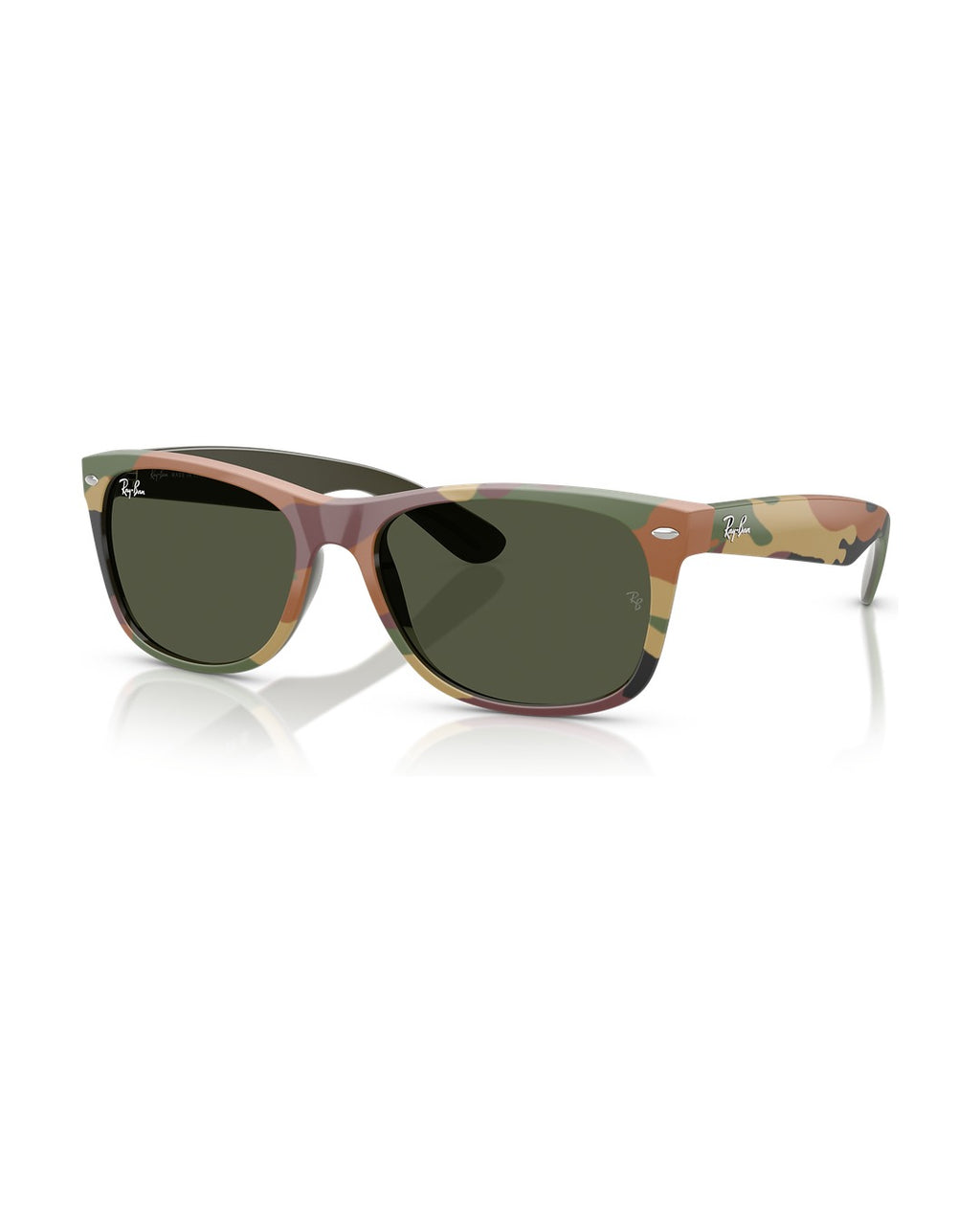 New Wayfarer Sunglasses - Green & Green Camuflage/Green - Ray-Ban