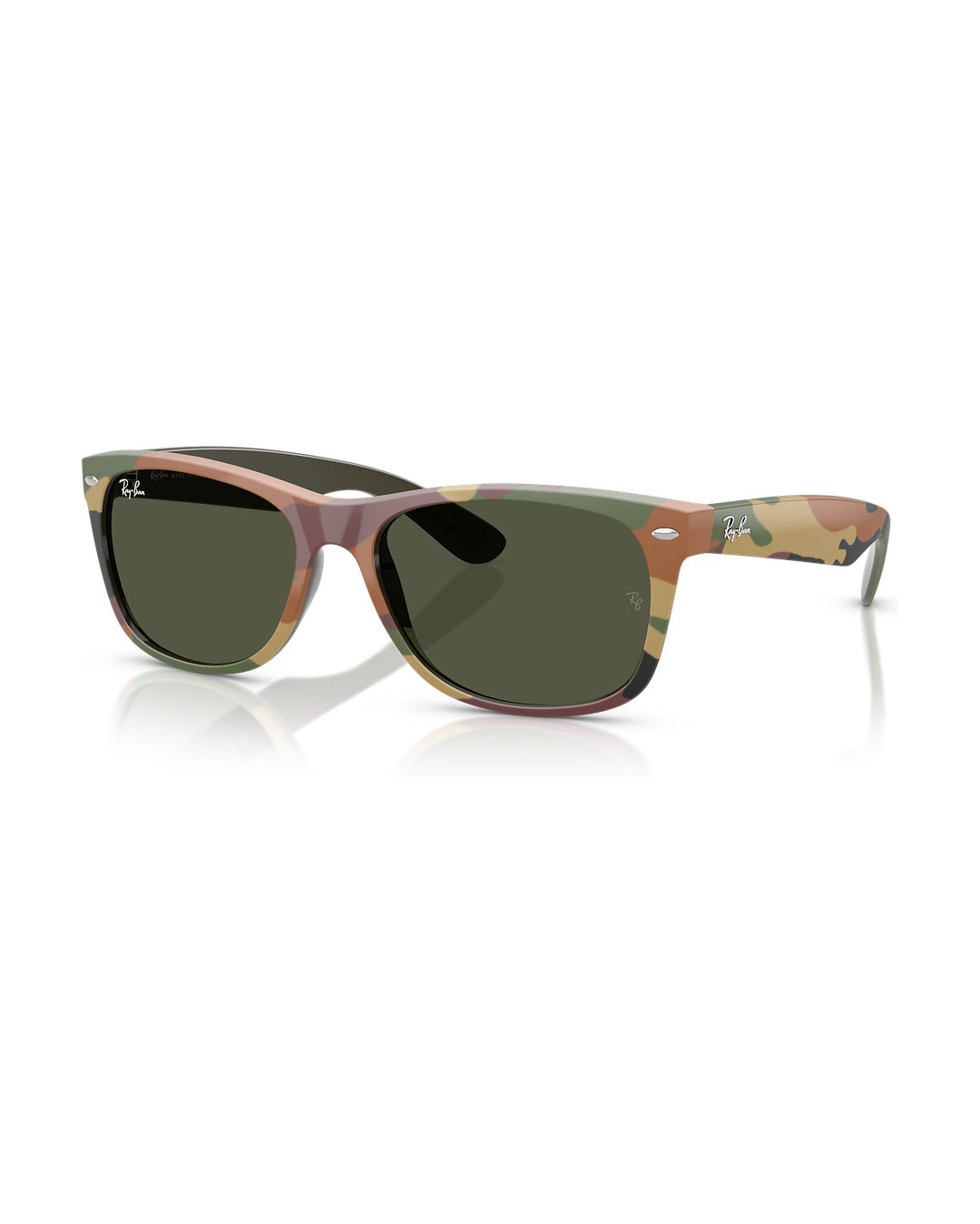 New Wayfarer Sunglasses - Green & Green Camuflage/Green - Ray-Ban