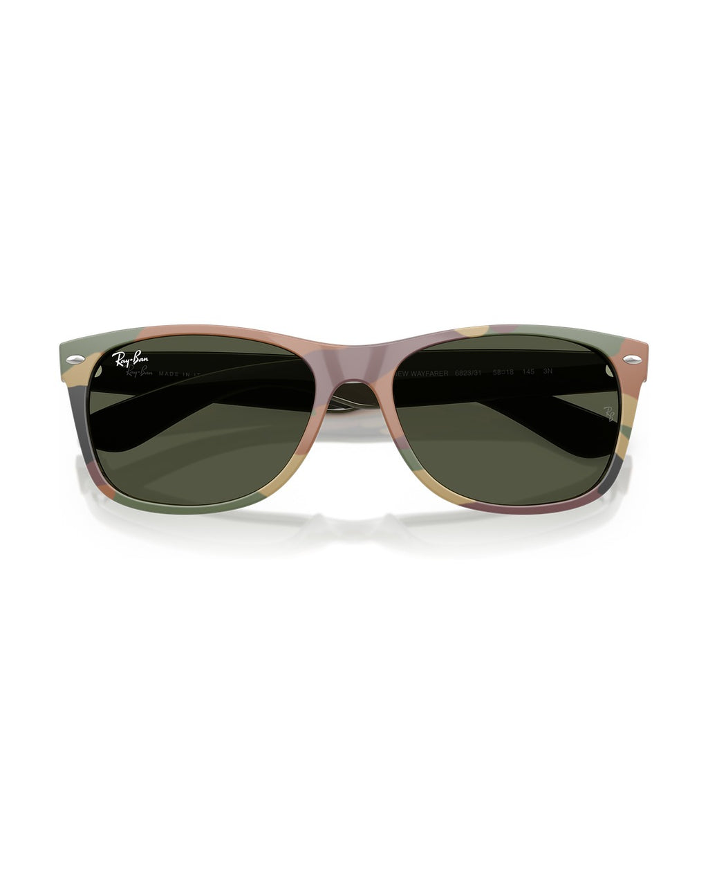 New Wayfarer Sunglasses - Green & Green Camuflage/Green - Ray-Ban