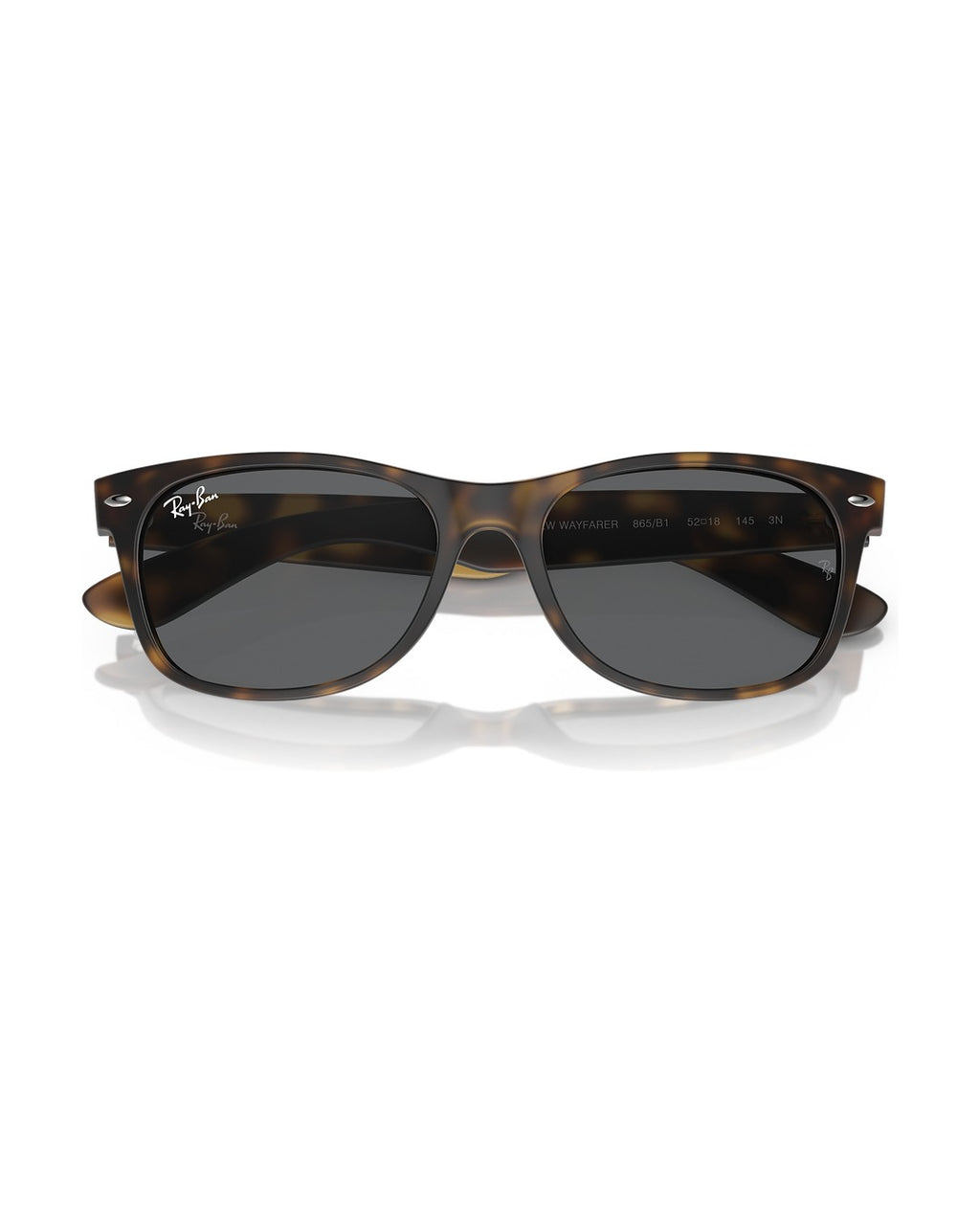 New Wayfarer Sunglasses - Havana/Dark Grey - Ray-Ban