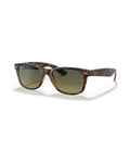 New Wayfarer Sunglasses - Havana/Green Gradient Blue Polarized - Ray-Ban
