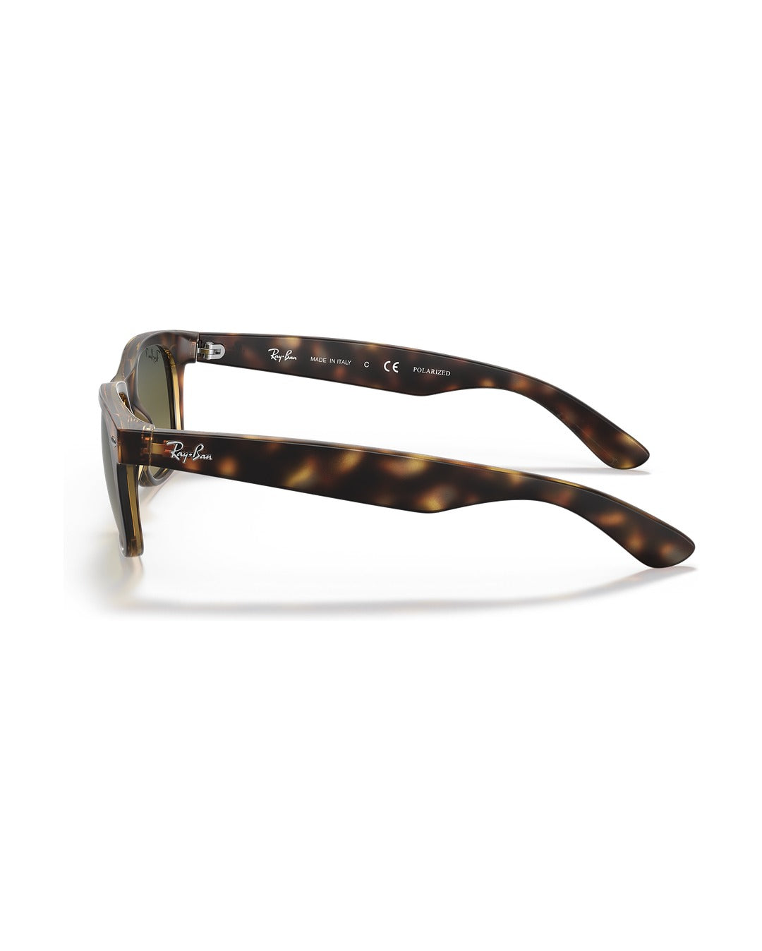 New Wayfarer Sunglasses - Havana/Green Gradient Blue Polarized - Ray-Ban