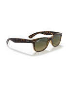 New Wayfarer Sunglasses - Havana/Green Gradient Blue Polarized - Ray-Ban