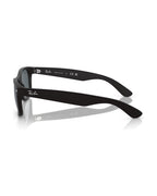 New Wayfarer Sunglasses - Rubber Black/Blue - Ray-Ban