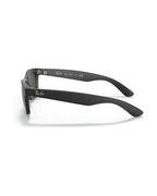 New Wayfarer Sunglasses - Rubber Black/G-15 Green - Ray-Ban