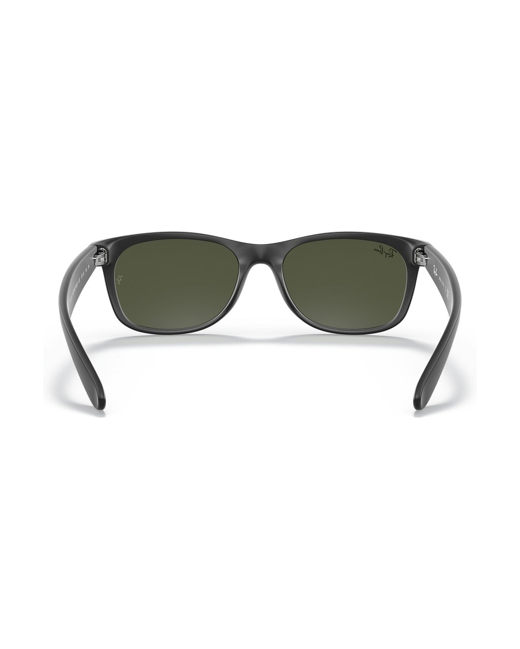 New Wayfarer Sunglasses - Rubber Black/G-15 Green - Ray-Ban