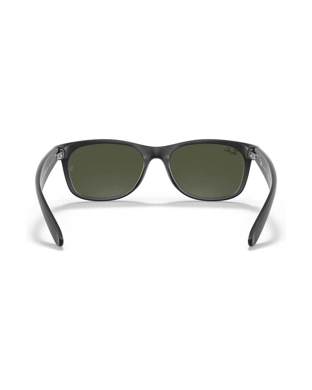 New Wayfarer Sunglasses - Rubber Black/G-15 Green - Ray-Ban