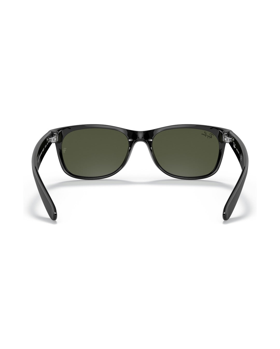New Wayfarer Sunglasses - Rubber Black/G-15 Green - Ray-Ban