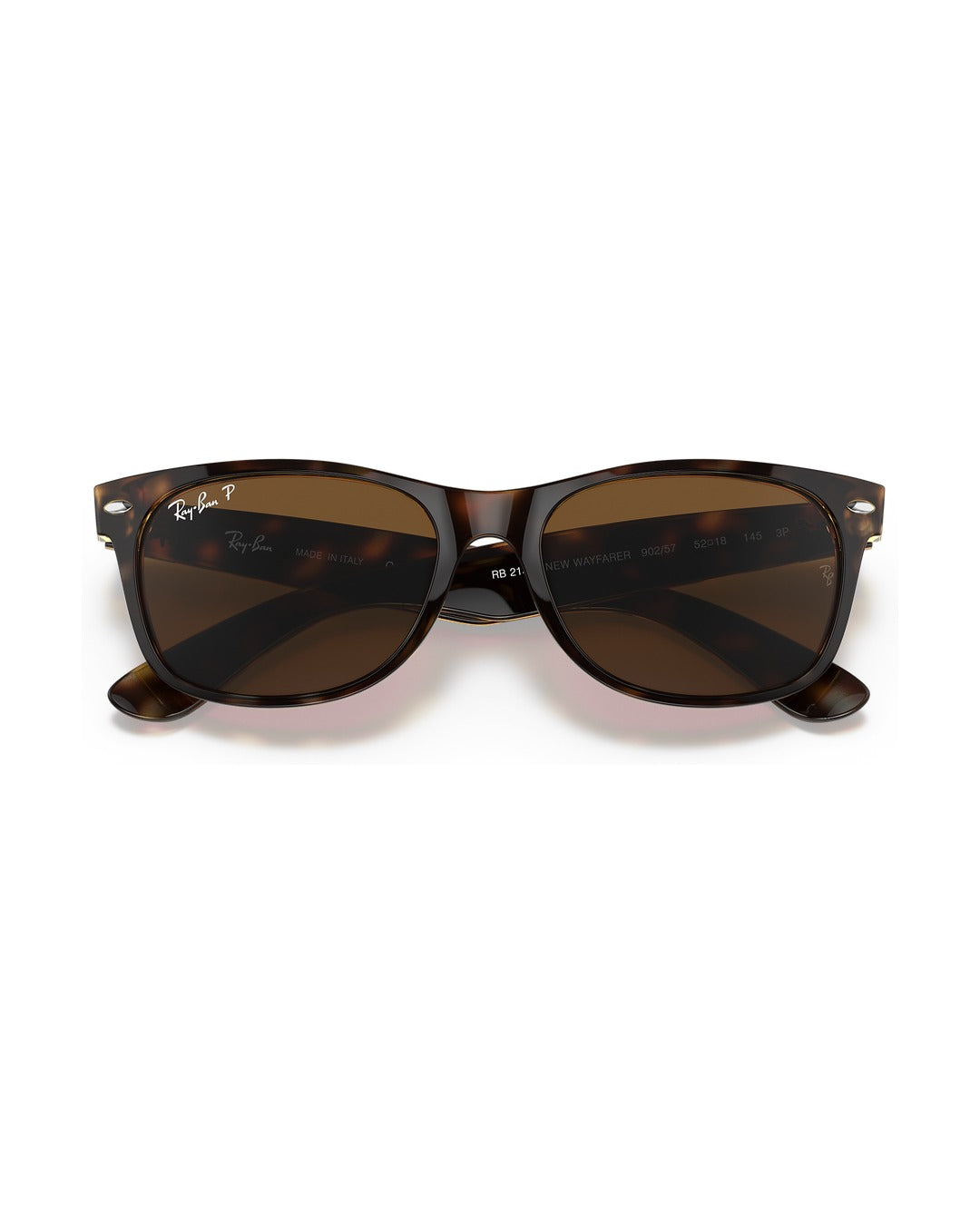 New Wayfarer Sunglasses - Tortoise/Brown Polarized - Ray-Ban