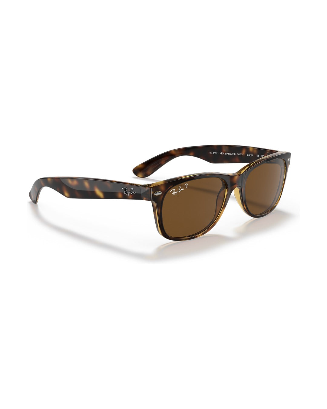 New Wayfarer Sunglasses - Tortoise/Brown Polarized - Ray-Ban