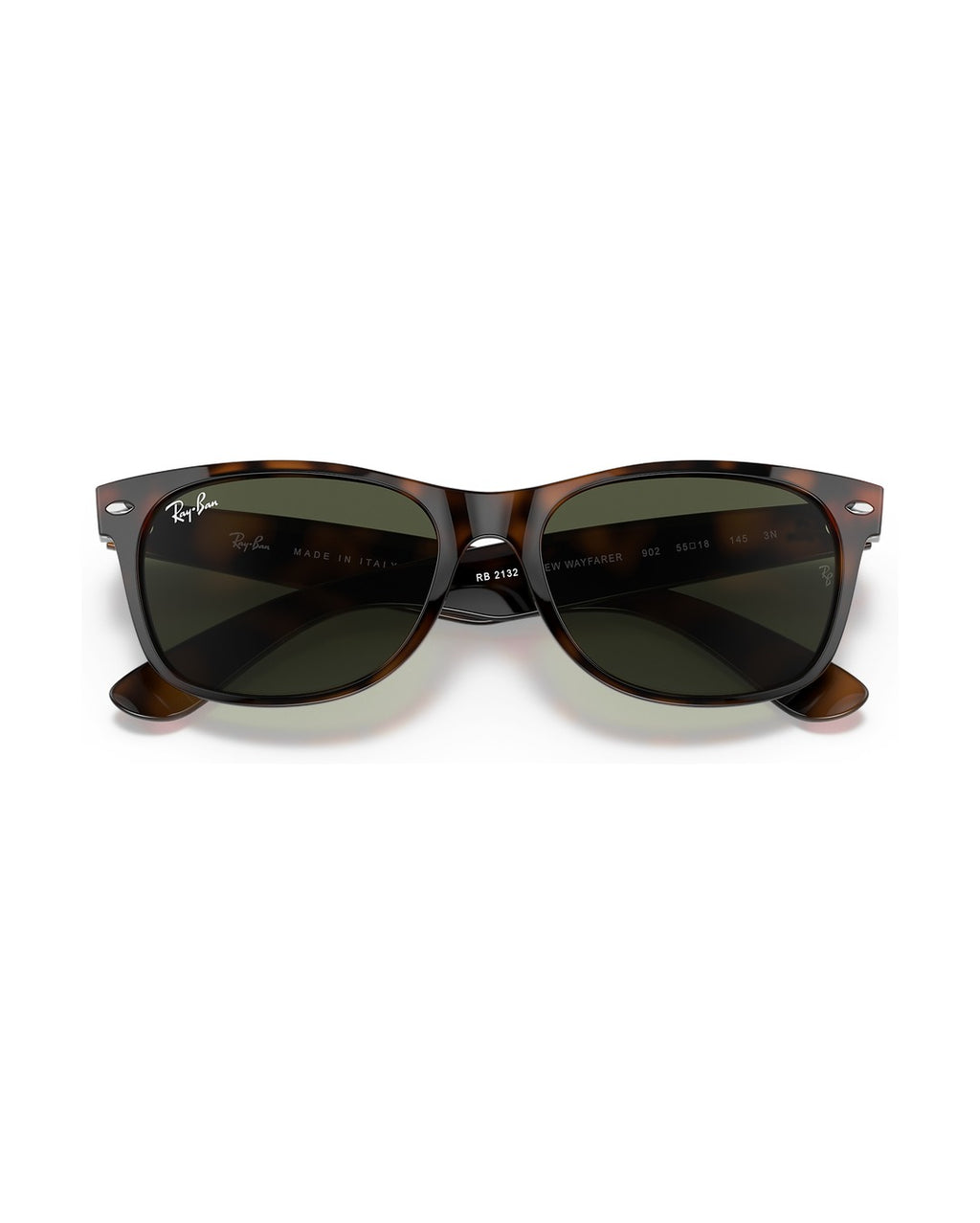 New Wayfarer Sunglasses - Tortoise/G-15 Green - Ray-Ban