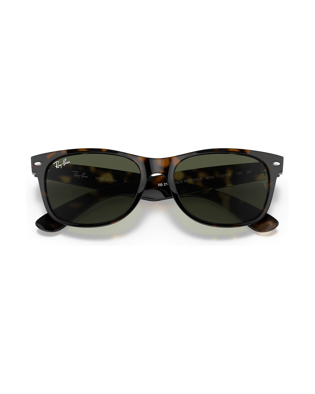 New Wayfarer Sunglasses - Tortoise/G-15 Green - Ray-Ban