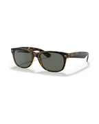 New Wayfarer Sunglasses - Tortoise/G-15 Green Polarised - Ray-Ban