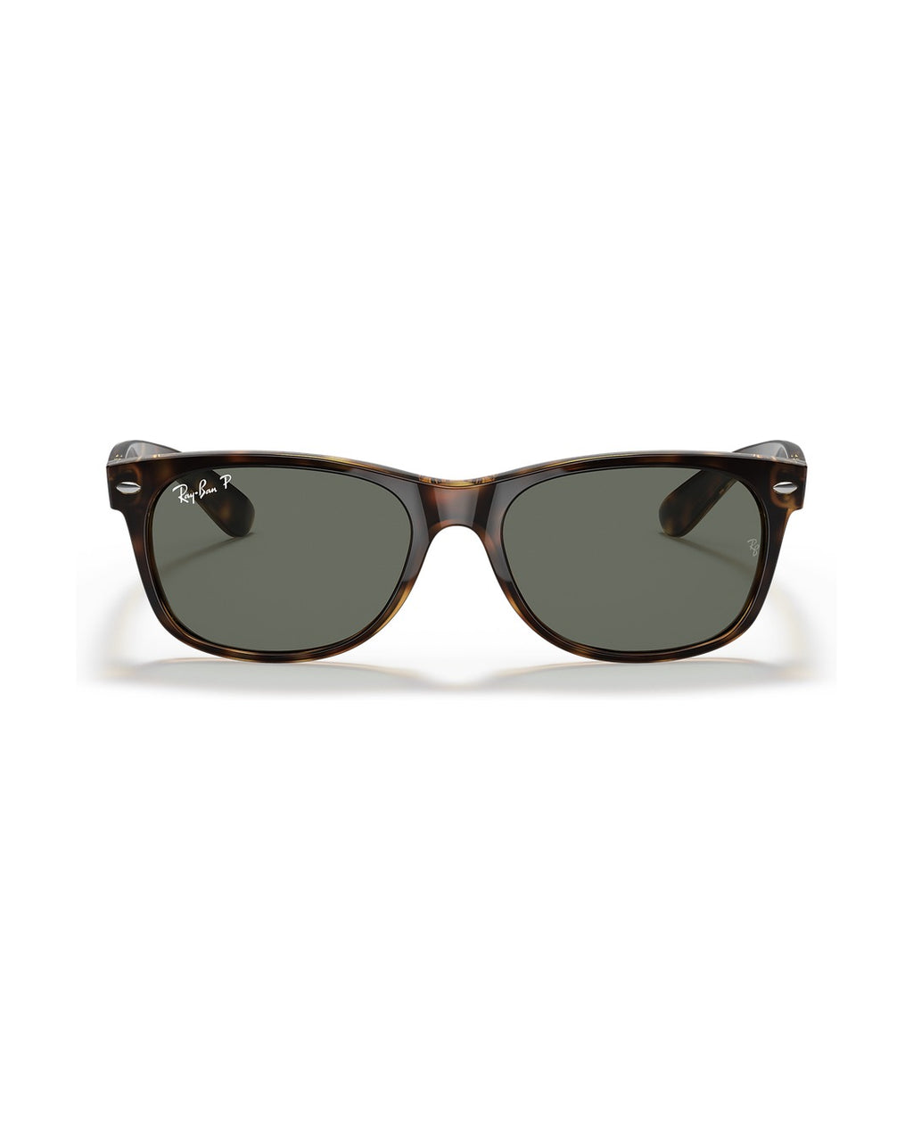 New Wayfarer Sunglasses - Tortoise/G-15 Green Polarised - Ray-Ban