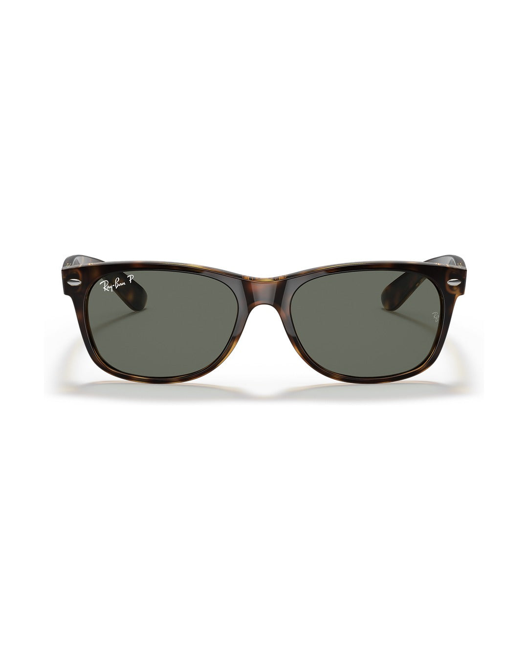 New Wayfarer Sunglasses - Tortoise/G-15 Green Polarised - Ray-Ban