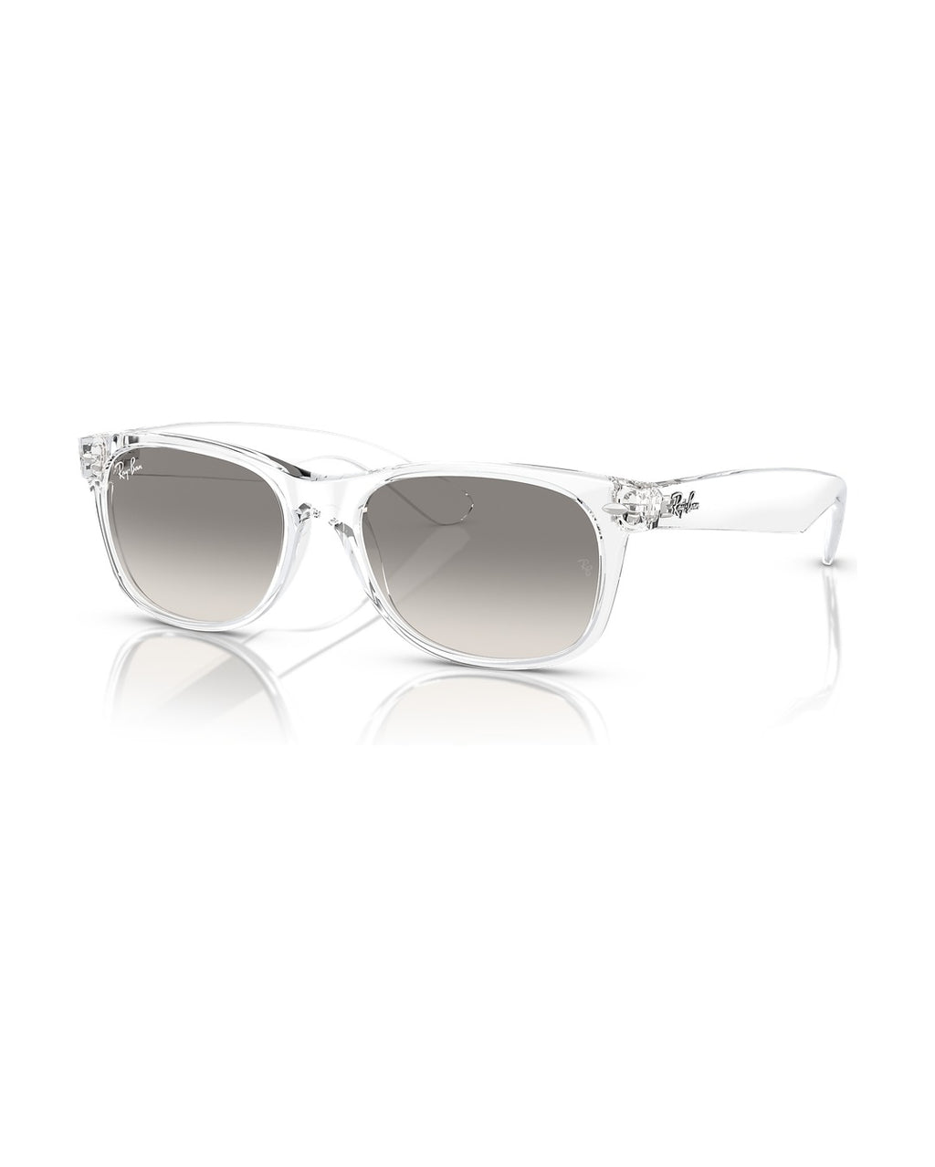 New Wayfarer Sunglasses - Transparent/Clear Grey - Ray-Ban