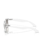 New Wayfarer Sunglasses - Transparent/Clear Grey - Ray-Ban