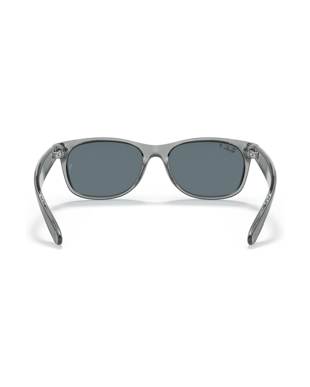 New Wayfarer Sunglasses - Transparent Grey/Dark Blue Polarized - Ray-Ban