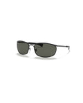 Olympian I Deluxe Sunglasses - Black/G-15 Green Polarised - Ray-Ban