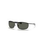 Olympian I Deluxe Sunglasses - Black/G-15 Green Polarised - Ray-Ban